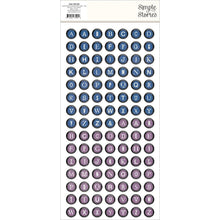 Load image into Gallery viewer, Embellishments: Simple Vintage Essentials Color Palette Foam Stickers-Type Keys Cool
