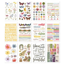 Load image into Gallery viewer, Embellishments: Simple Stories Sticker Book-Simple Vintage Meadow Flowers
