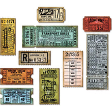 Load image into Gallery viewer, Dies: Sizzix Framelits Dies By Tim Holtz-Ticket Booth
