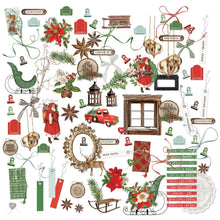 Load image into Gallery viewer, Embellishments: 49 And Market-Evergreen Season Laser Cut Elements
