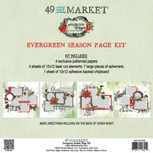 Load image into Gallery viewer, Scrapbooking Kits: 49 And Market-Evergreen Season Page Kit
