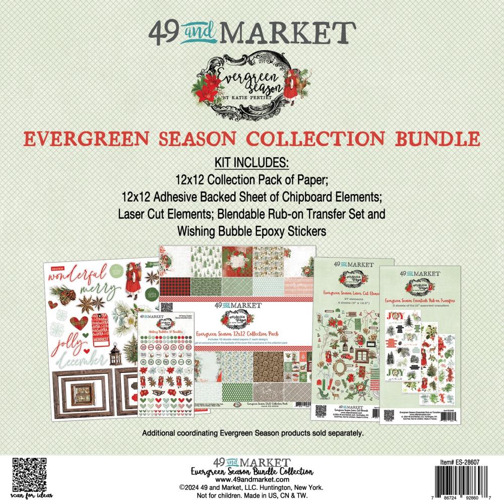 Scrapbooking: 49 And Market-Evergreen Season Collection Bundle