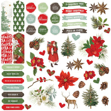 Load image into Gallery viewer, Embellishments: 49 And Market-Evergreen Season Chipboard Set
