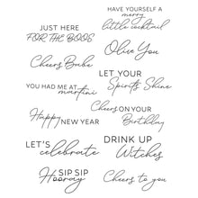 Load image into Gallery viewer, Better Press: Spellbinders-CHEERS SENTIMENTS PRESS PLATE &amp; DIE SET
