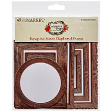 Load image into Gallery viewer, Embellishments: 49 and Market Evergreen Season Chipboard Frames
