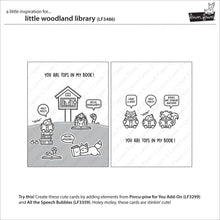 Load image into Gallery viewer, Stamps: Lawn Fawn-Little Woodland Library
