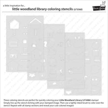 Load image into Gallery viewer, Stencils: Lawn Fawn-Little Woodland Library
