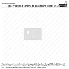 Load image into Gallery viewer, Stencils: Lawn Fawn-Little Woodland Library Add-On
