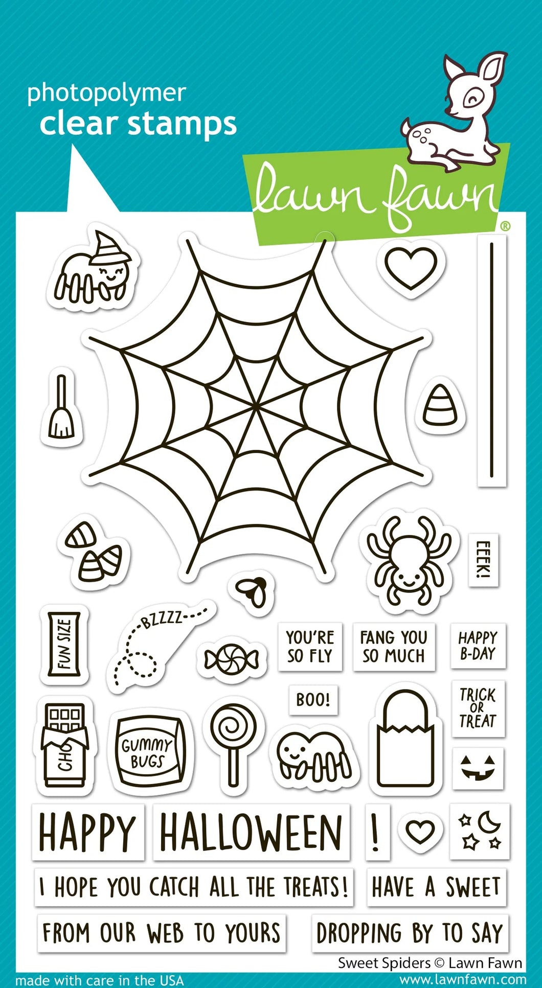 Stamps: Lawn Fawn-Sweet Spiders