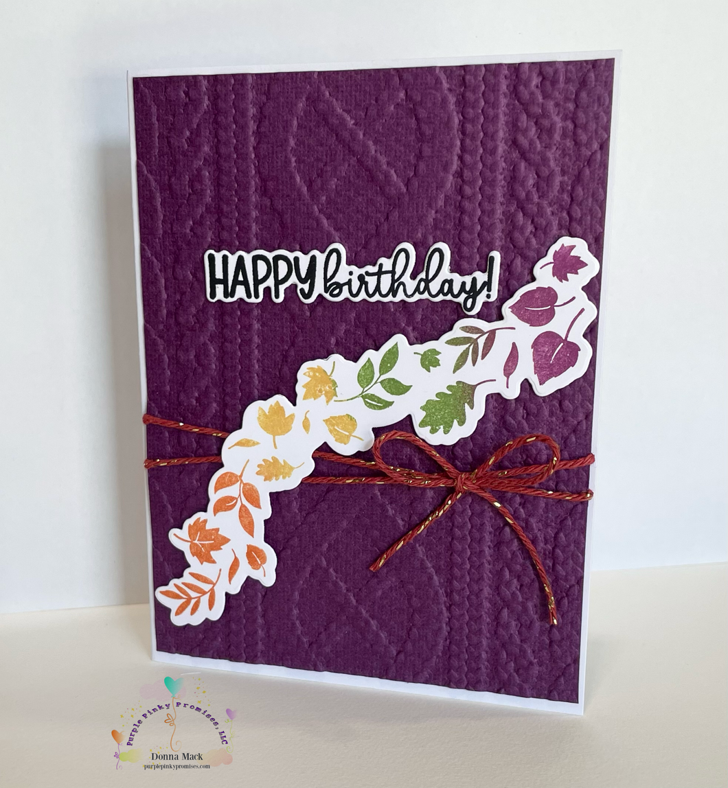 Card Class: Friday, October 10th-Choose your time: 12pm-1:30 or 2:30-4pm