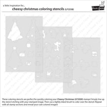 Load image into Gallery viewer, Stencils: Lawn Fawn-Cheesy Christmas
