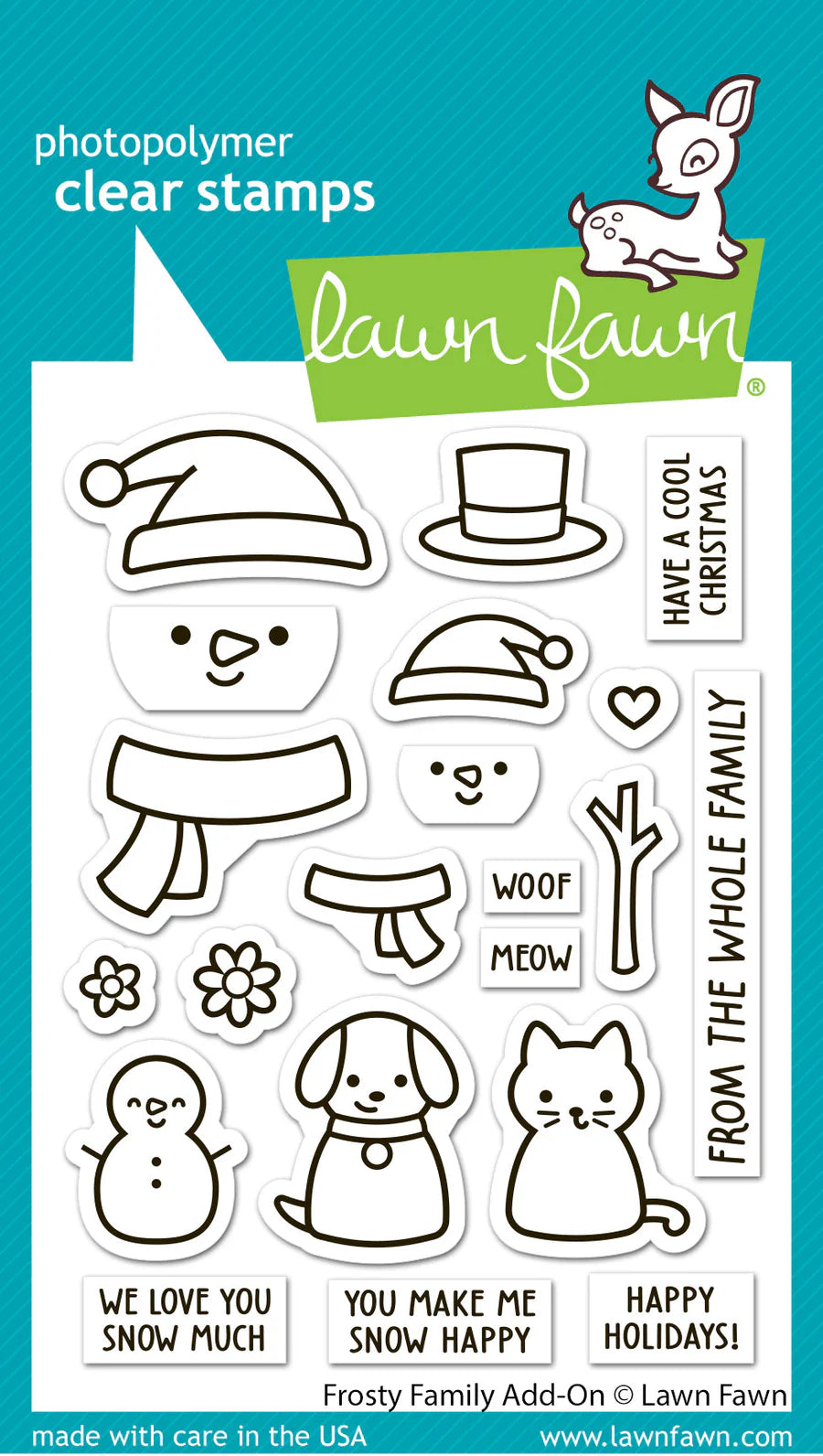 Stamps: Lawn Fawn-Frosty Family Add-On