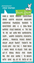 Load image into Gallery viewer, Stamps: Lawn Fawn- Henry’s Build-A-Sentiment: Winter
