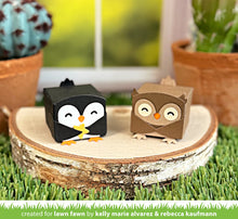 Load image into Gallery viewer, Dies: Lawn Fawn-Tiny Gift Box Owl and Penguin Add-On
