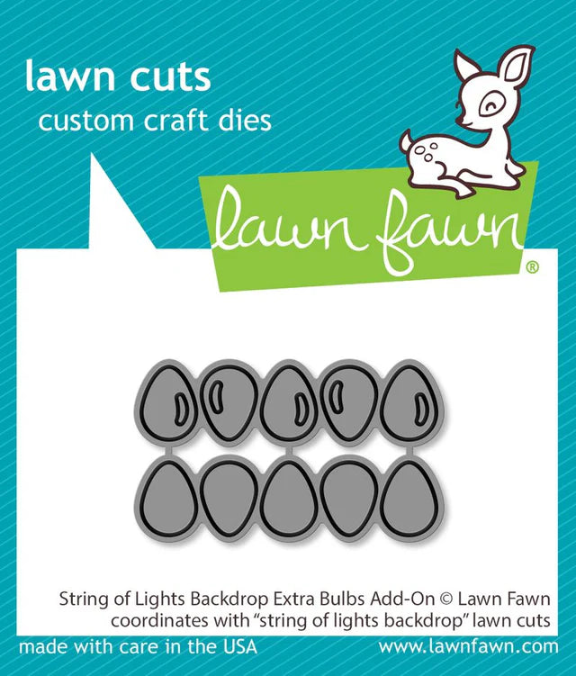 Dies: Lawn Fawn-String of Lights Backdrop Extra Bulbs Add-On