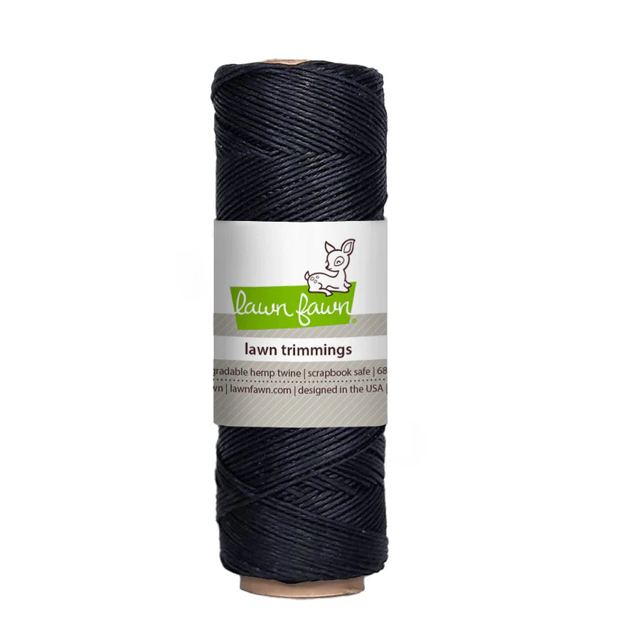 Twine: Lawn Fawn-Black Hemp Twine