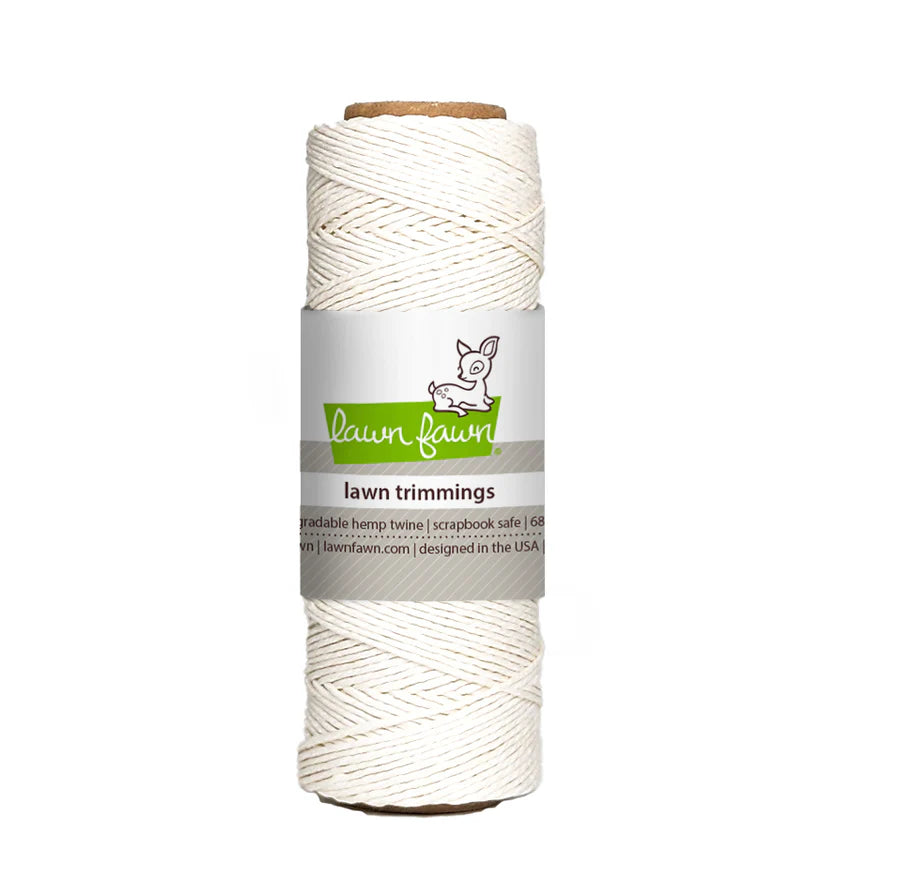 Twine: Lawn Fawn-White Hemp Twine