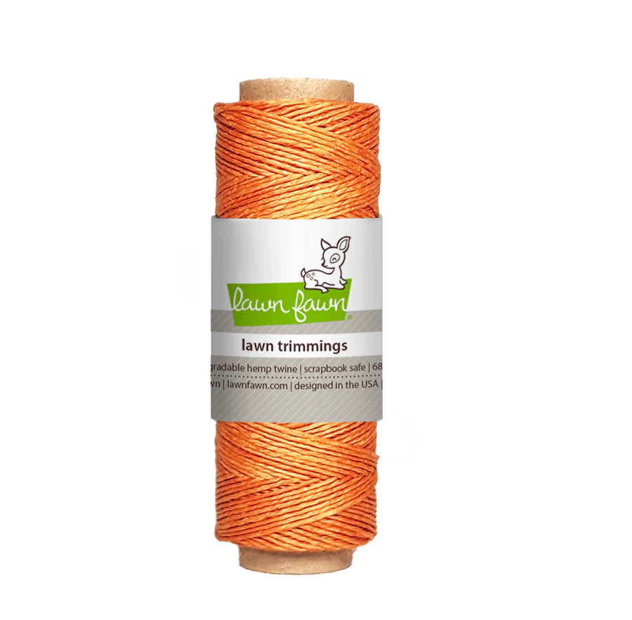 Twine: Lawn Fawn-Orange Hemp Twine