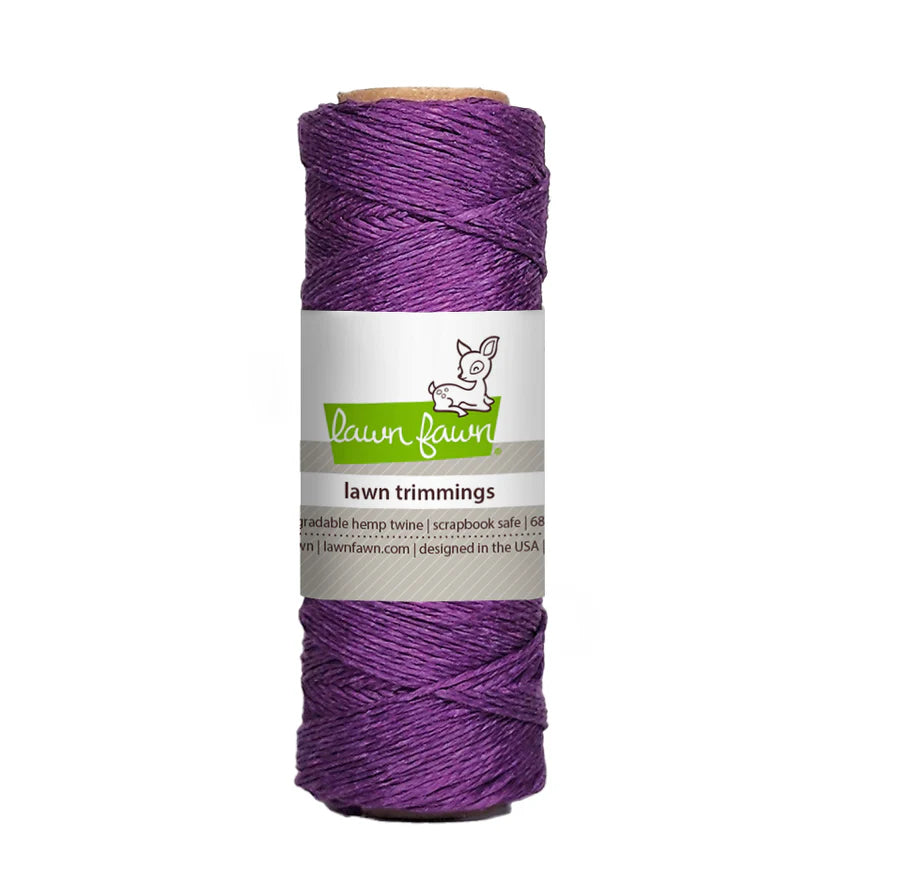 Twine: Lawn Fawn-Purple Hemp Twine