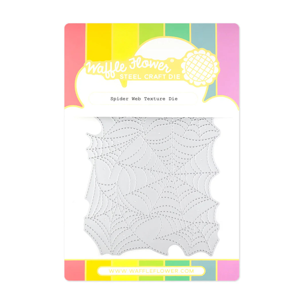 Dies: Waffle Flower-Spider Web Texture Die