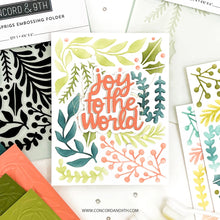 Load image into Gallery viewer, Embossing Folders: Concord &amp; 9th-HOLIDAY SPRIGS EMBOSSING FOLDER
