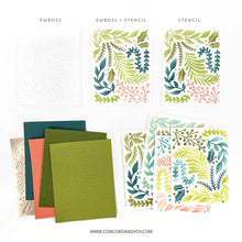 Load image into Gallery viewer, Embossing Folders: Concord &amp; 9th-HOLIDAY SPRIGS EMBOSSING FOLDER
