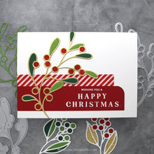 Load image into Gallery viewer, Stamps: Kristina Werner with Concord &amp; 9th-MERRY GREETINGS BUILDER STAMP SET
