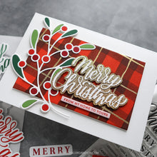 Load image into Gallery viewer, Stamps: Kristina Werner with Concord &amp; 9th-MERRY GREETINGS BUILDER STAMP SET
