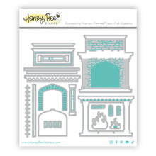 Load image into Gallery viewer, Dies: Honey Bee Stamps-Lovely Layers: Fireplace - Honey Cuts
