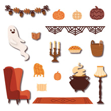 Load image into Gallery viewer, Dies: Honey Bee Stamps-Lovely Layers: Fireplace Falloween Add-On - Honey Cuts
