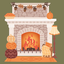 Load image into Gallery viewer, Dies: Honey Bee Stamps-Lovely Layers: Fireplace Falloween Add-On - Honey Cuts
