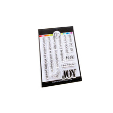 Load image into Gallery viewer, Stamps:  Pooler Designs-Holiday Joy Stamp Set
