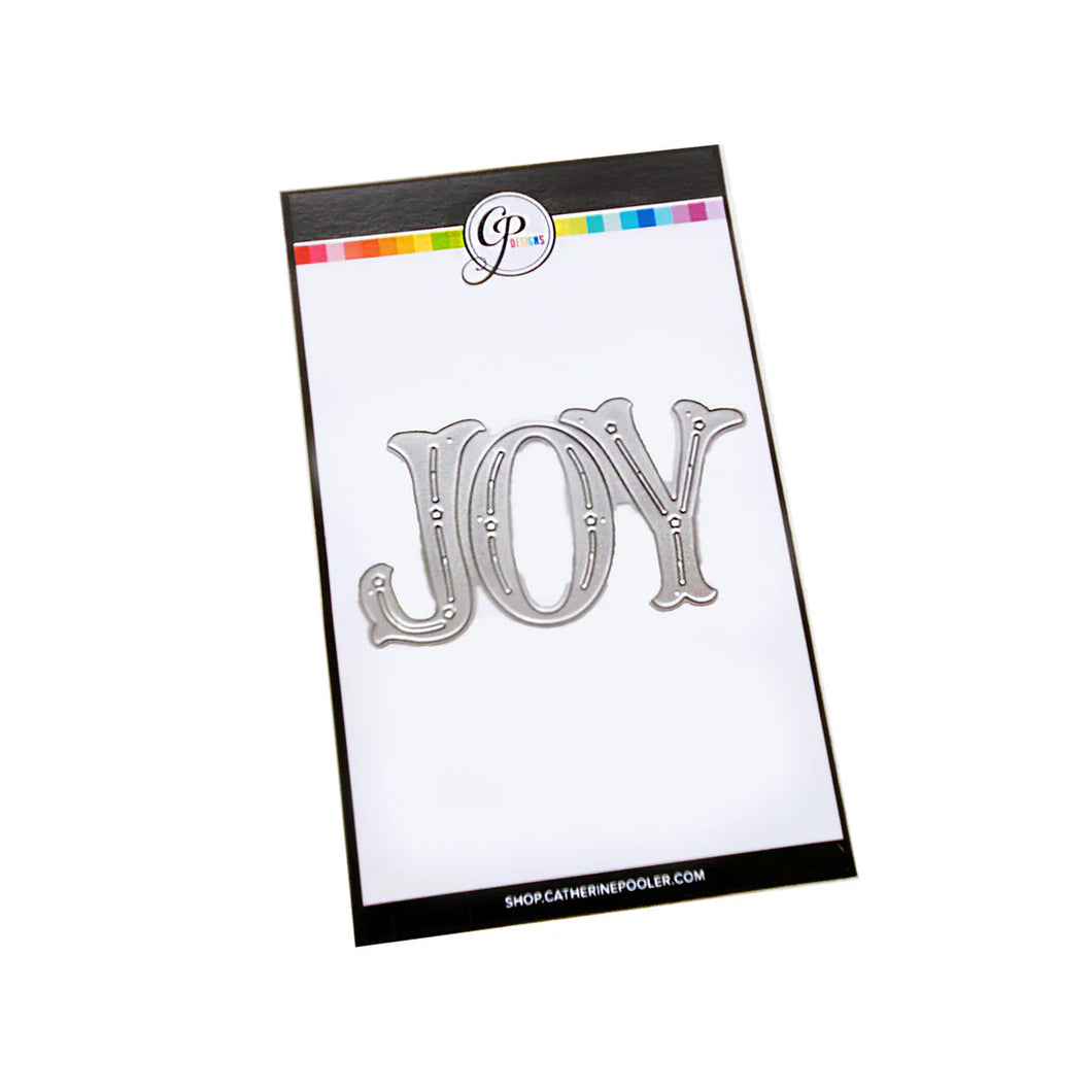 Dies: Catherine Pooler Designs-Festive Joy Word Die