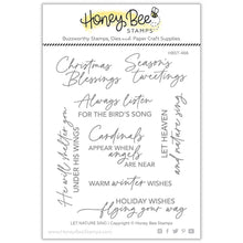 Load image into Gallery viewer, Stamps: Honey Bee Stamps-Let Nature Sing - 4x5 Stamp Set
