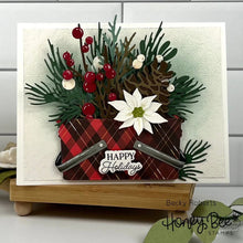 Load image into Gallery viewer, Dies: Honey Bee Stamps-Lovely Layers: Winter Greenery
