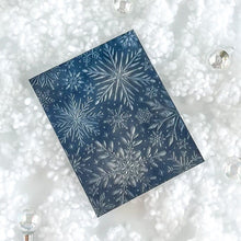 Load image into Gallery viewer, Embossing Folders: Honey Bee Stamps-Snowflakes - 3D Embossing Folder
