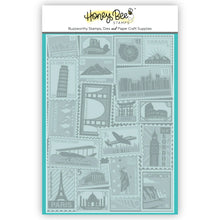 Load image into Gallery viewer, Embossing Folders: Honey Bee Stamps-Air Mail - 3D Embossing Folder
