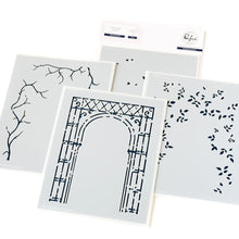 Load image into Gallery viewer, Stencils: Pinkfresh Studio-Blooming Arch Stencil
