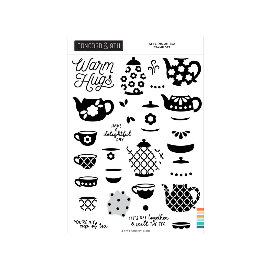 Stamps: Concord & 9th-Afternoon Tea Stamp Set