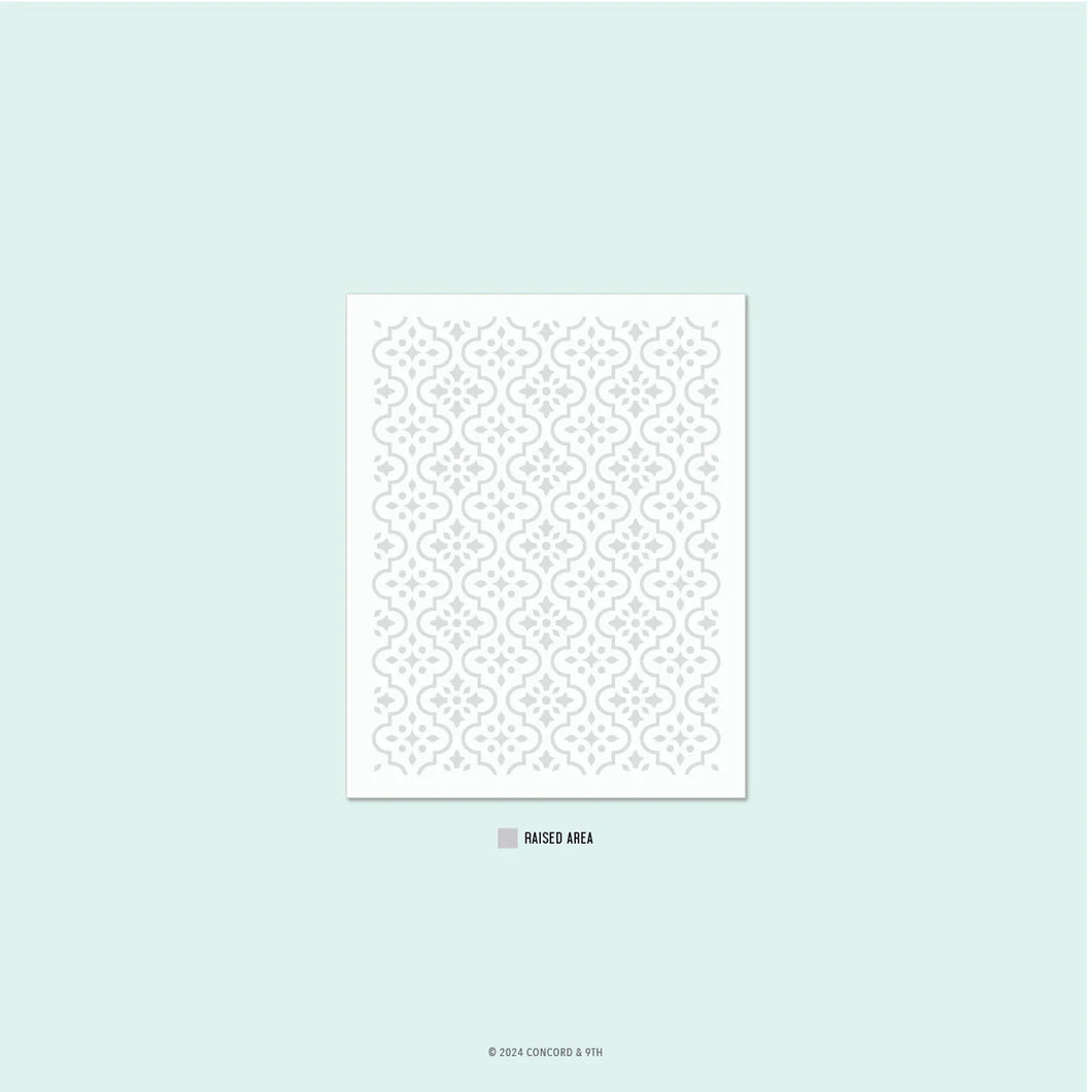 Embossing Folders: Concord & 9th-Charming Embossing Folder