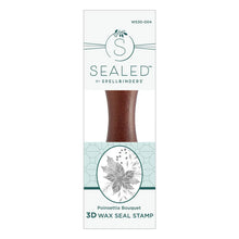 Load image into Gallery viewer, Wax Stamper: Spellbinders-POINSETTIA 3D WAX SEAL FROM THE SEALED 3D CHRISTMAS COLLECTION
