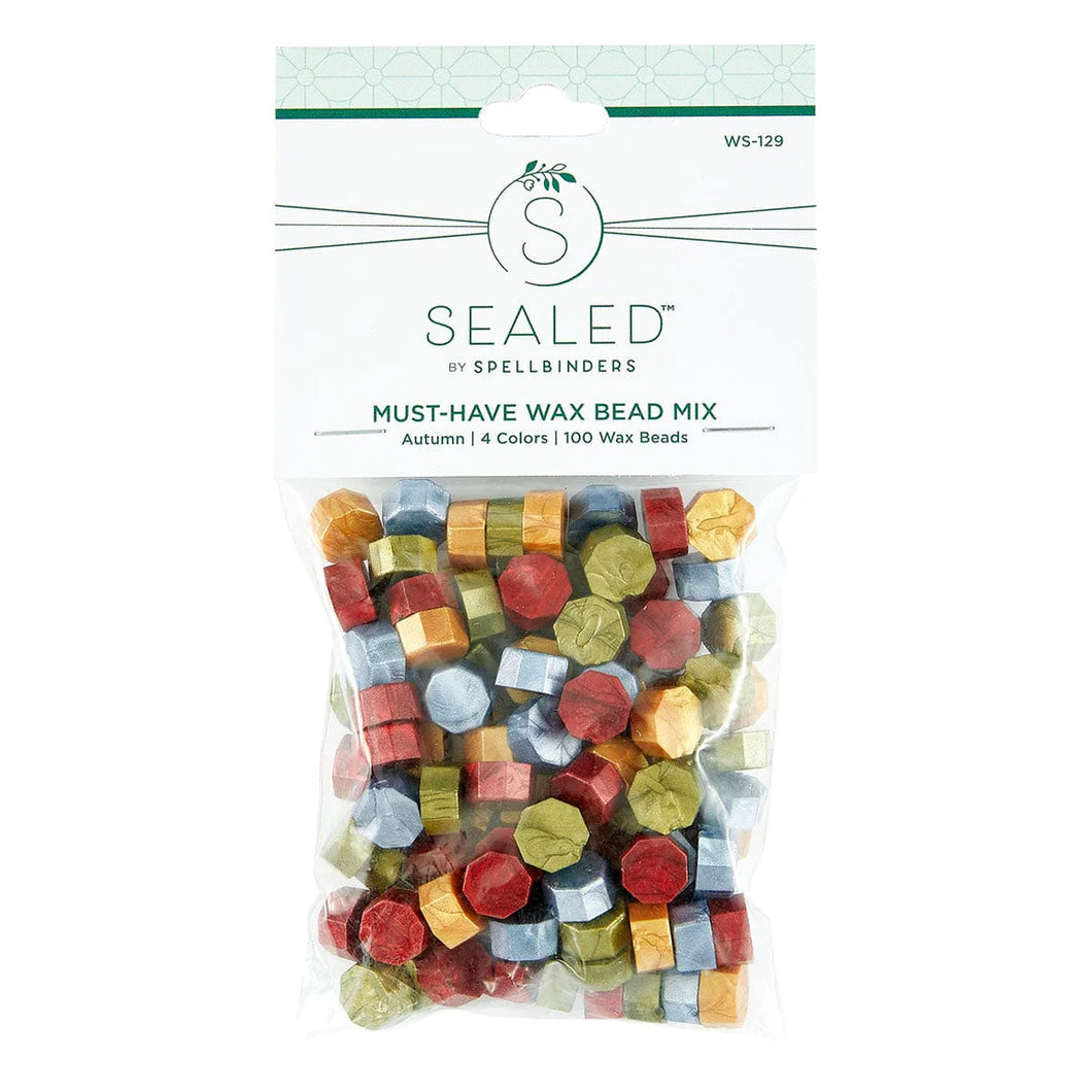 Wax Beads: Spellbinders-MUST-HAVE WAX BEAD MIX-AUTUMN