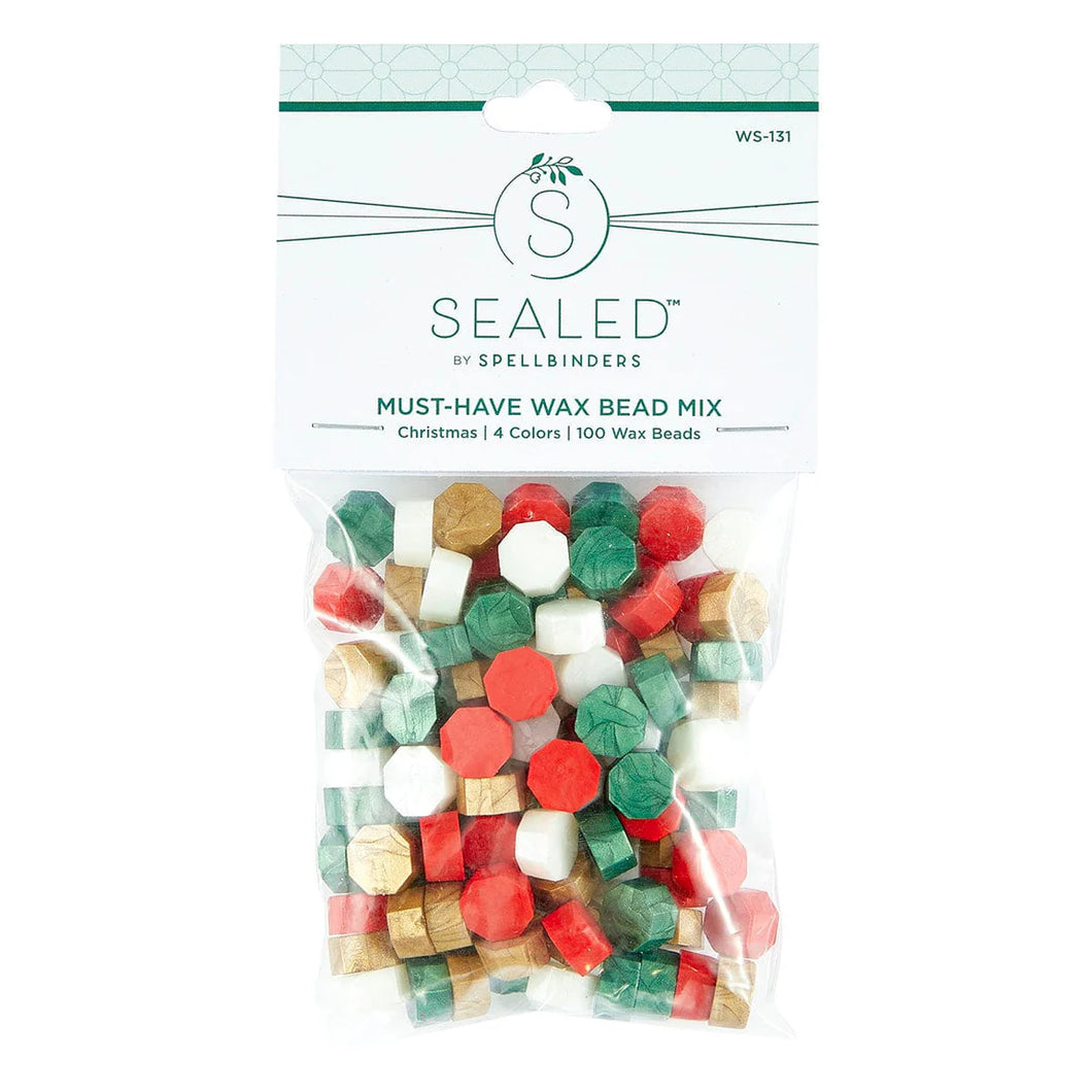 Wax Beads: Spellbinders-MUST-HAVE WAX BEAD MIX-CHRISTMAS