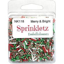 Load image into Gallery viewer, Embellishments: BUTTONS GALORE &amp; MORE-MERRY AND BRIGHT SPRINKLETZ
