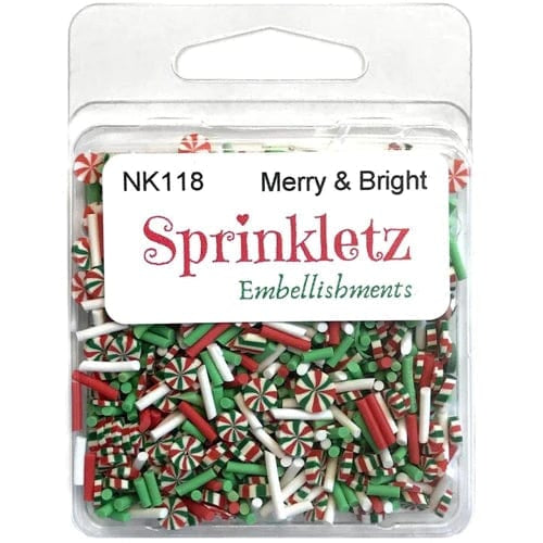 Embellishments: BUTTONS GALORE & MORE-MERRY AND BRIGHT SPRINKLETZ