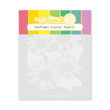 Load image into Gallery viewer, Stencils: Waffle Flower-Sunflower Cluster Stencil
