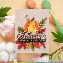 Load image into Gallery viewer, Embellishments: Waffle Flower-Subsentiments - Autumn Diecut
