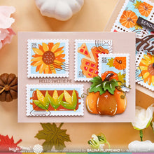 Load image into Gallery viewer, Stencils: Waffle Flower-Postage Collage Harvest Stencil
