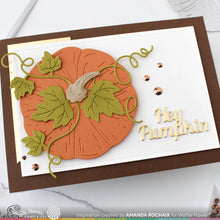 Load image into Gallery viewer, Dies: Waffle Flower-Hey Pumpkin Word Die
