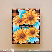 Load image into Gallery viewer, Embellishments: Waffle Flower-Subsentiments - Autumn Diecut
